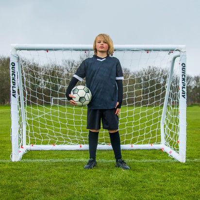 Q-FOLD MATCH Folding Football Goal 6x4' - QUICKPLAY - 6 x 4 astro Astroturf folding football football goal garden has-spares home instructions Juniors (7-13yrs) Kids (up to 6yrs) plastic Pro Q-Fold Q-Match