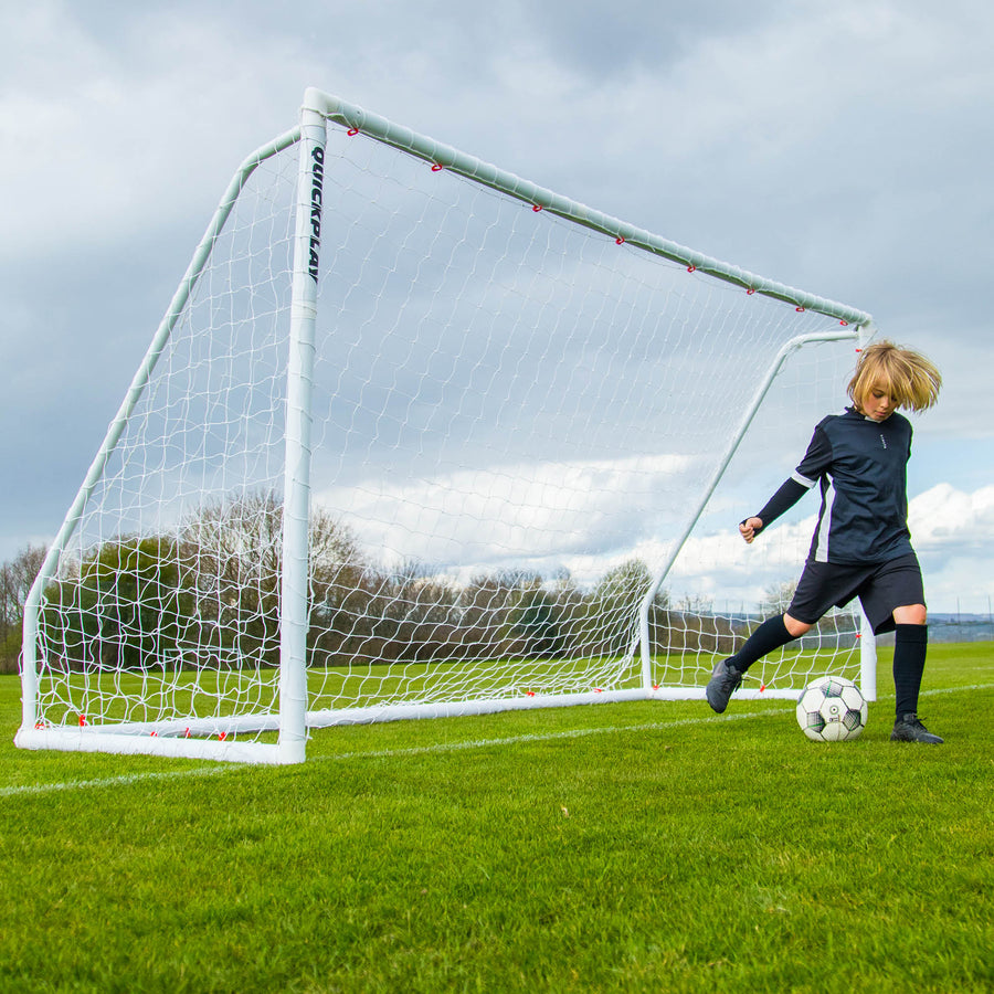 Q-FOLD MATCH Folding Football Goal 8x5'