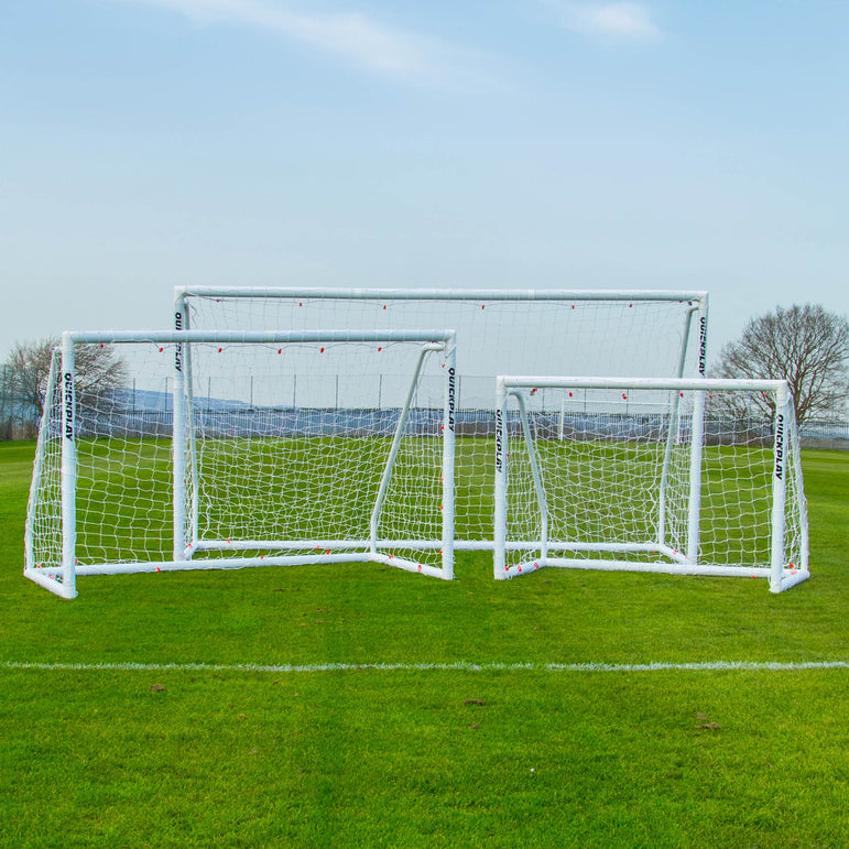 Q-FOLD MATCH Folding Football Goal 8x5'
