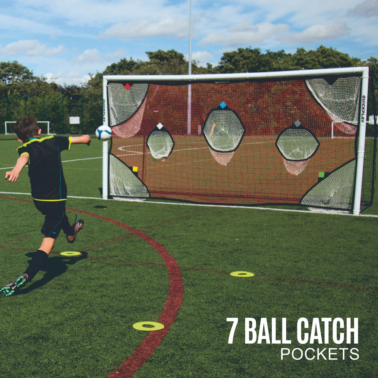 TARGET NET for football goals 16x7' (excl. goal)