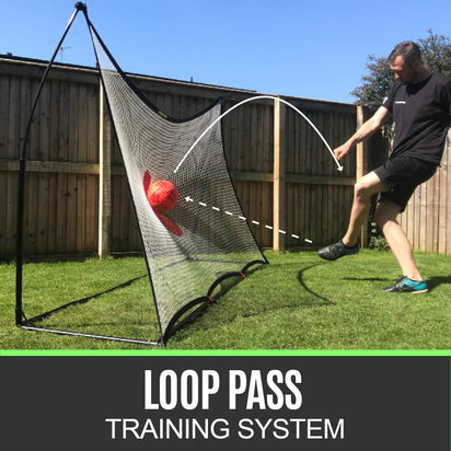 SPOT Football Rebounder 7x7', Large Rebound Net | QUICKPLAY