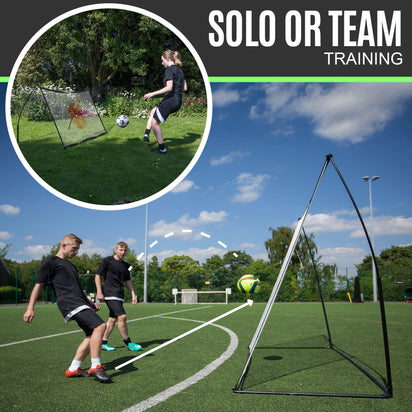 SPOT Football Rebounder 7x7', Large Rebound Net | QUICKPLAY