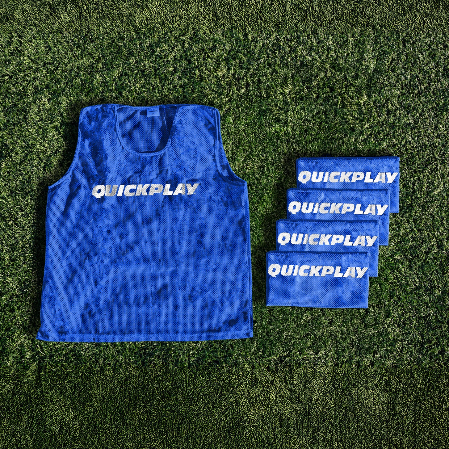 Football Training Bibs Blue
