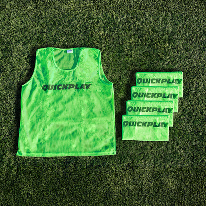 Football Training Bibs Green - QUICKPLAY -