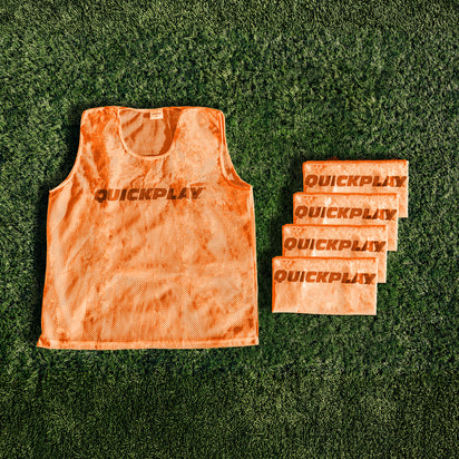 Football Training Bibs Orange - QUICKPLAY -