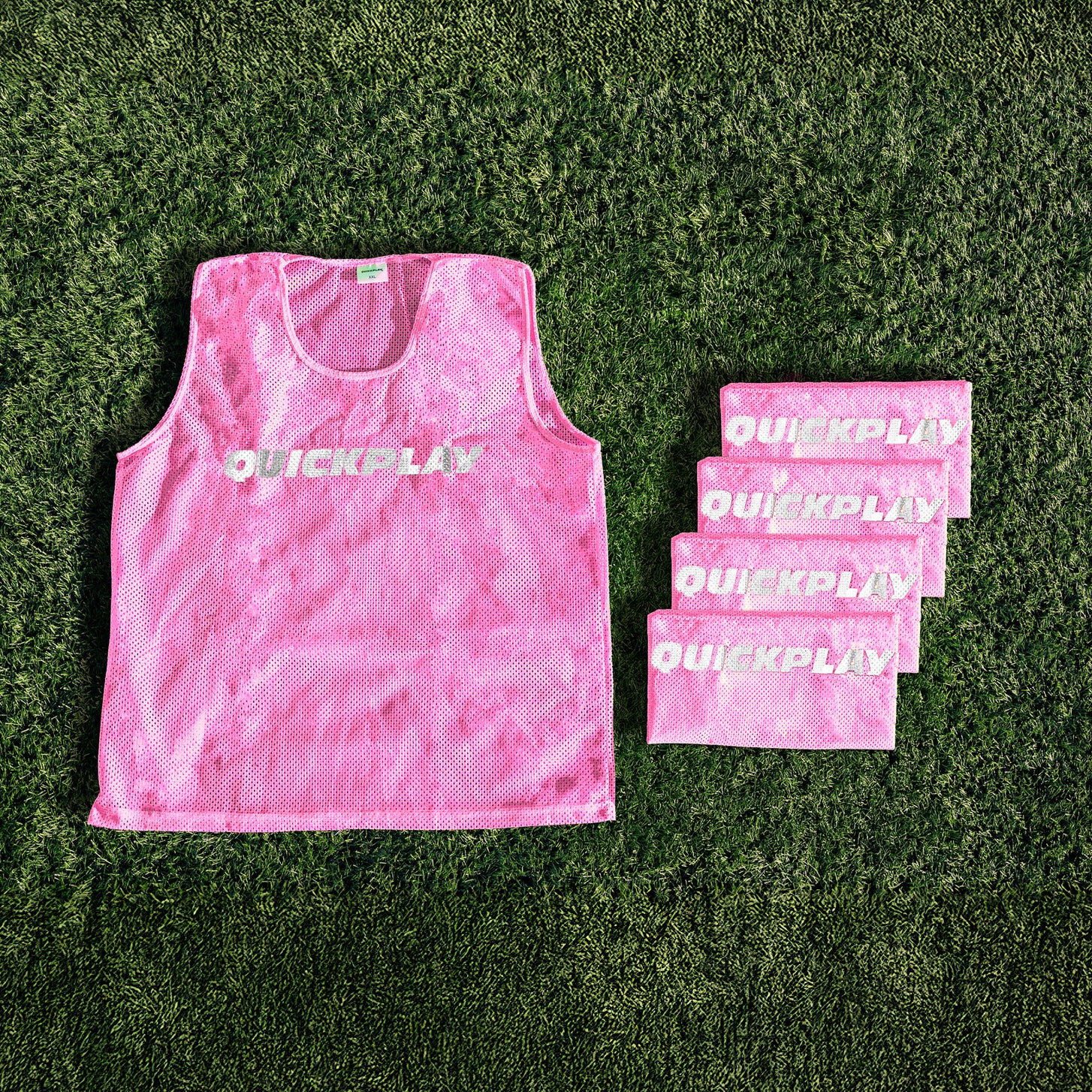 Football Training Bibs Pink