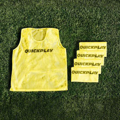 Football Training Bibs Yellow - QUICKPLAY -