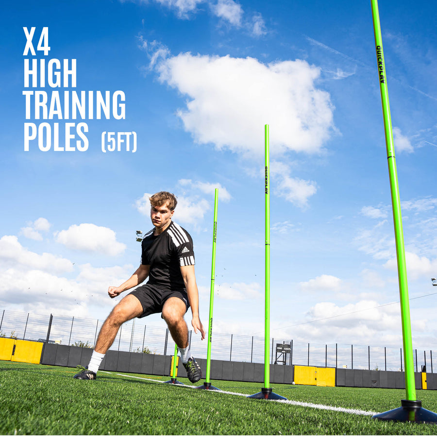 Training Poles for Grass or Astro (Set of 4) Bundle
