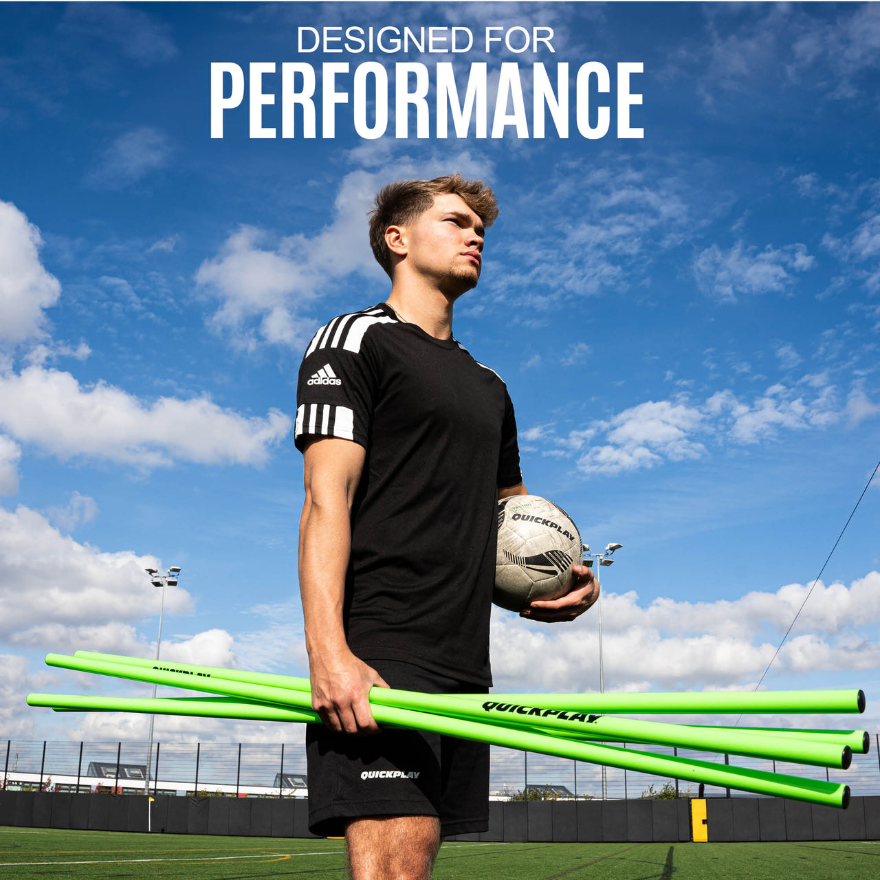 Training Poles for Grass or Astro (Set of 4) Bundle