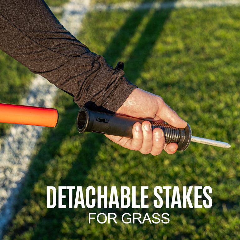 Training Poles for Grass or Astro (Set of 4) Bundle