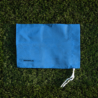 Coloured Corner Flags - Set of 4 Blue - QUICKPLAY - flowbackinstock X-stock-flow