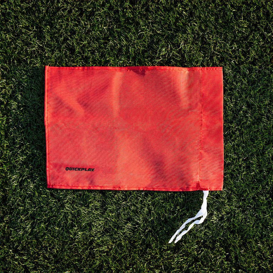 Coloured Corner Flags - Set of 4 Red