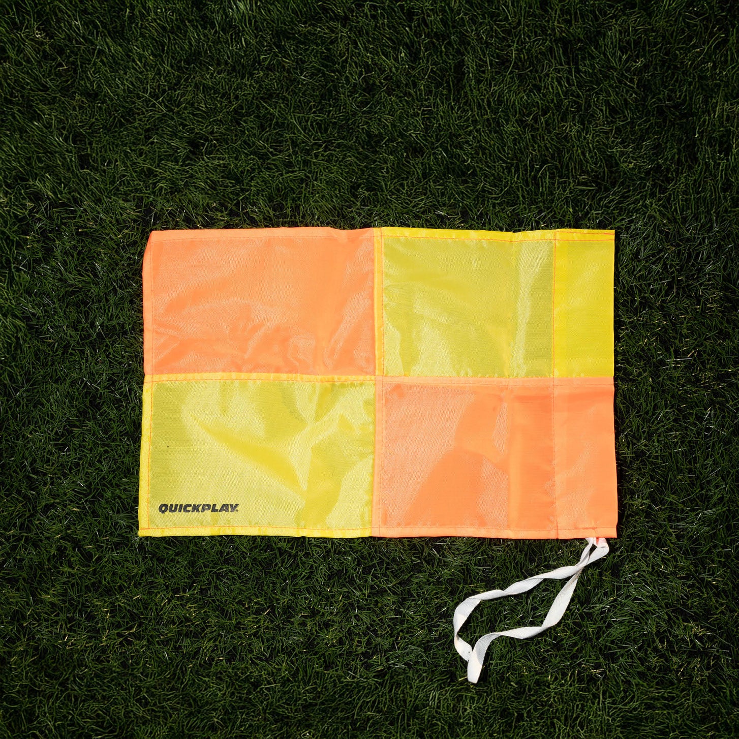 Coloured Corner Flags - Set of 4 Yellow & Orange