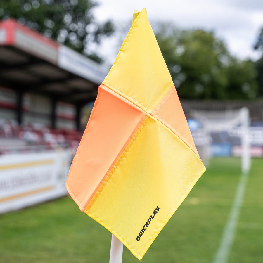 Foldable Corner Flag & Poles (Set of 4) (Colour & Base Options Available)