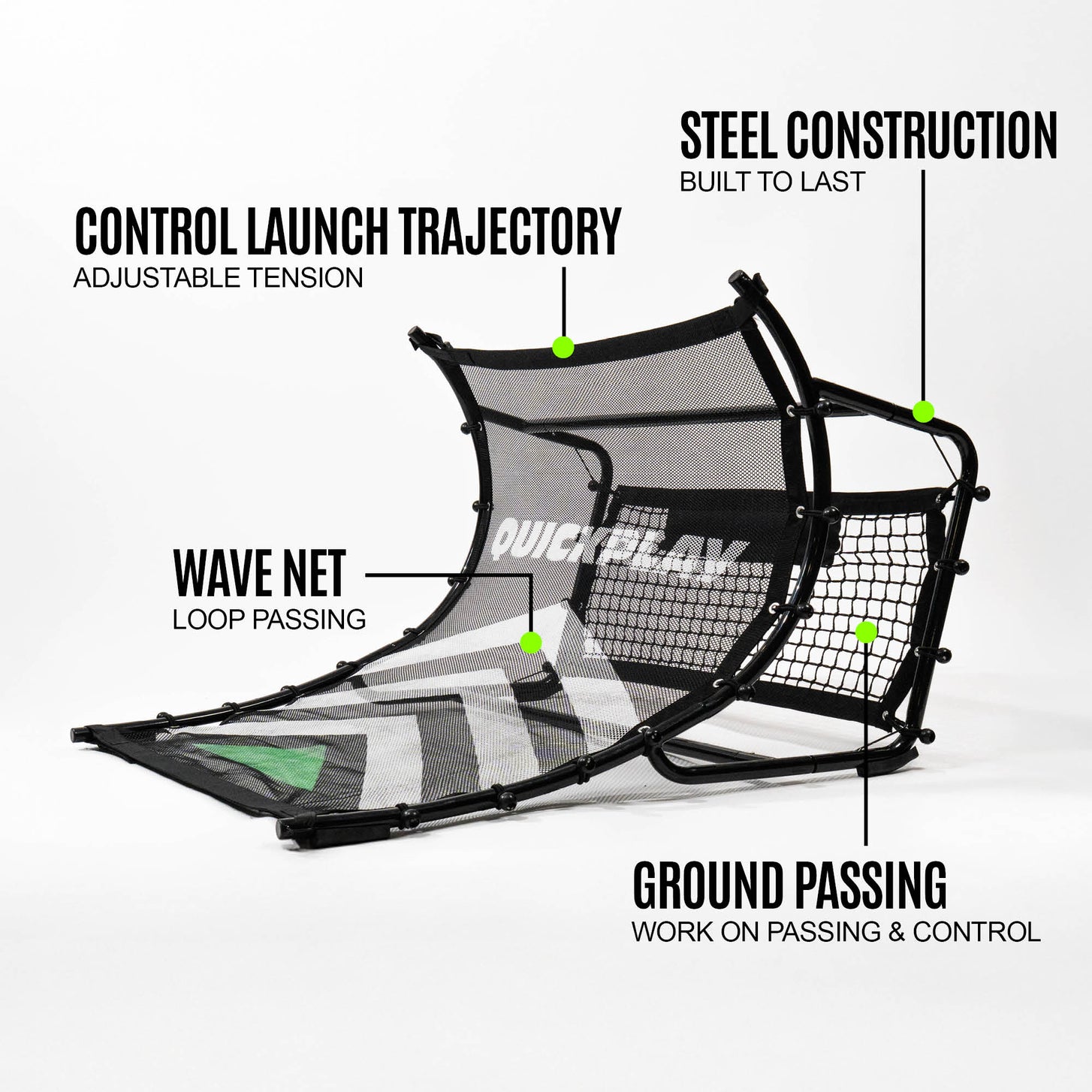 TEKKERS Air 2-in-1 Football Rebounder