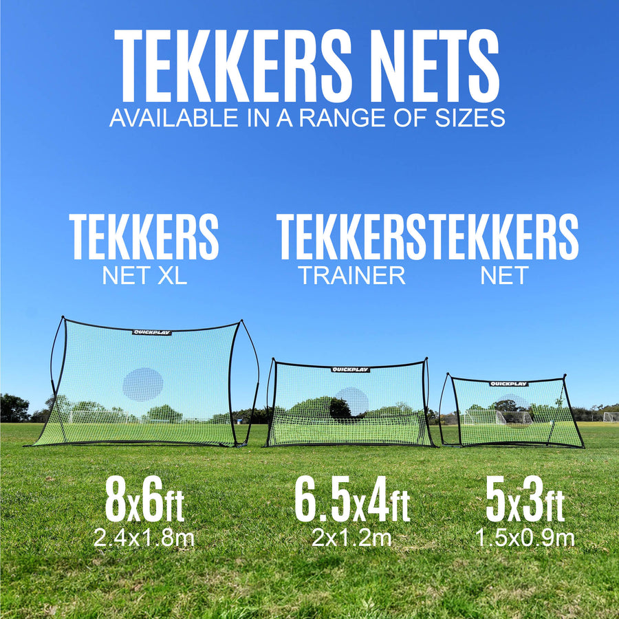 TEKKERS Trainer - Dual Net Football Rebounder
