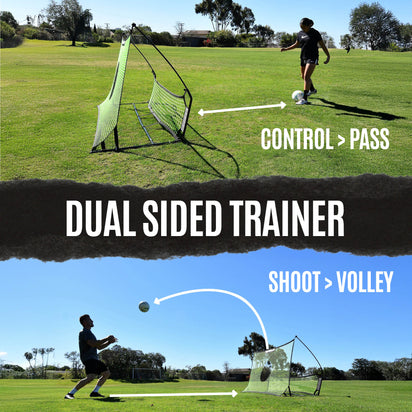 TEKKERS Trainer - Dual Net Football Rebounder