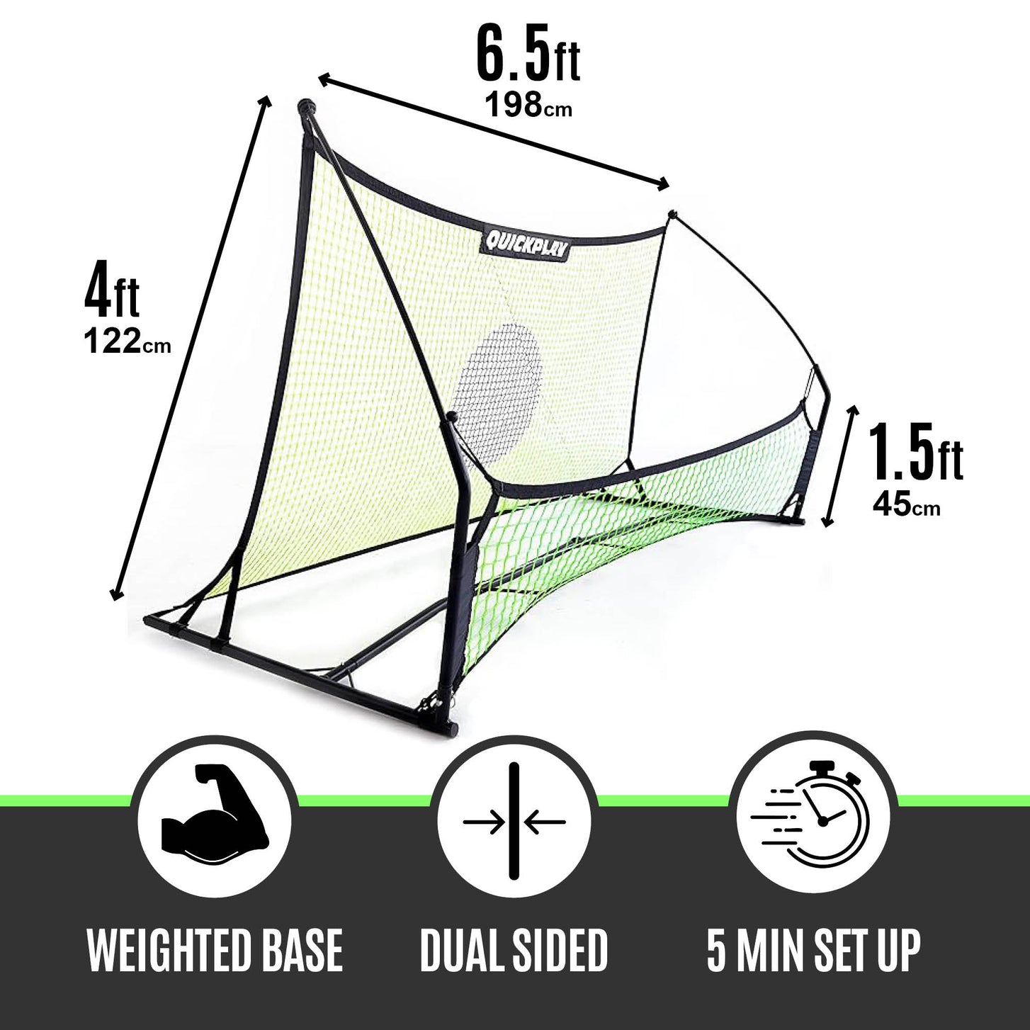 TEKKERS Trainer - Dual Net Football Rebounder
