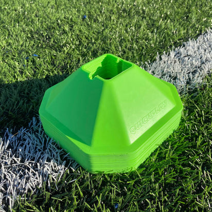 Training Cones (set of 20) - QUICKPLAY - agility coaching football instructions marker Soccer Coach Soccer Training speed training
