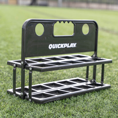 Foldable Bottle Carrier w/ 10 Water Bottles (750ml)