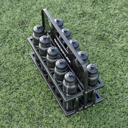 Foldable Bottle Carrier w/ 10 Water Bottles (750ml)