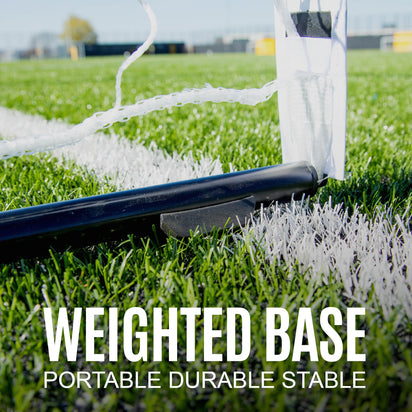 KICKSTER Elite Portable Football Goal 16x7' - QUICKPLAY - 16x7 3.6 5x2 7 a side 9 a side adult astro football football goal has-spares instructions kickster Kickster Elite large portable Senior (16yrs+) SUMMER Teens (13yrs+)