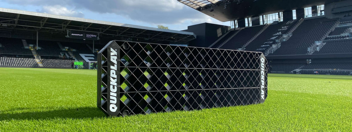 REPLAY Station XL rebound boards at a professional club training ground