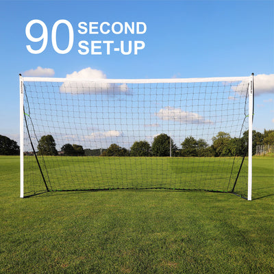 KICKSTER Portable Football Goal 12x6'