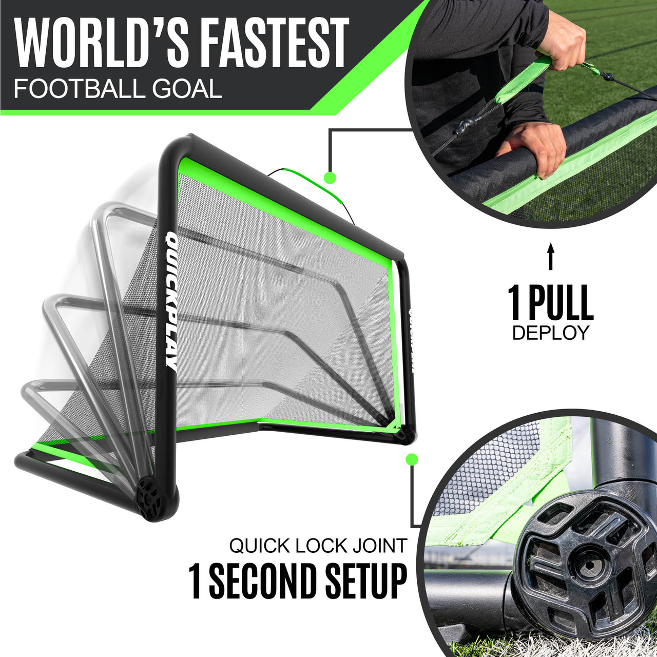RHINO Instant Football Goal 5x3'