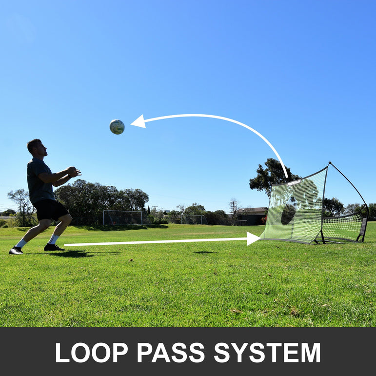 TEKKERS Trainer - Dual Net Football Rebounder