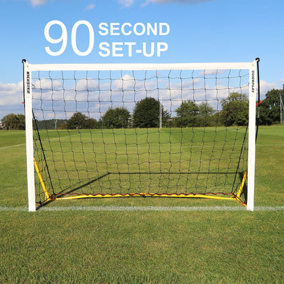 KICKSTER Portable Football Goal 8x5' (Yellow)