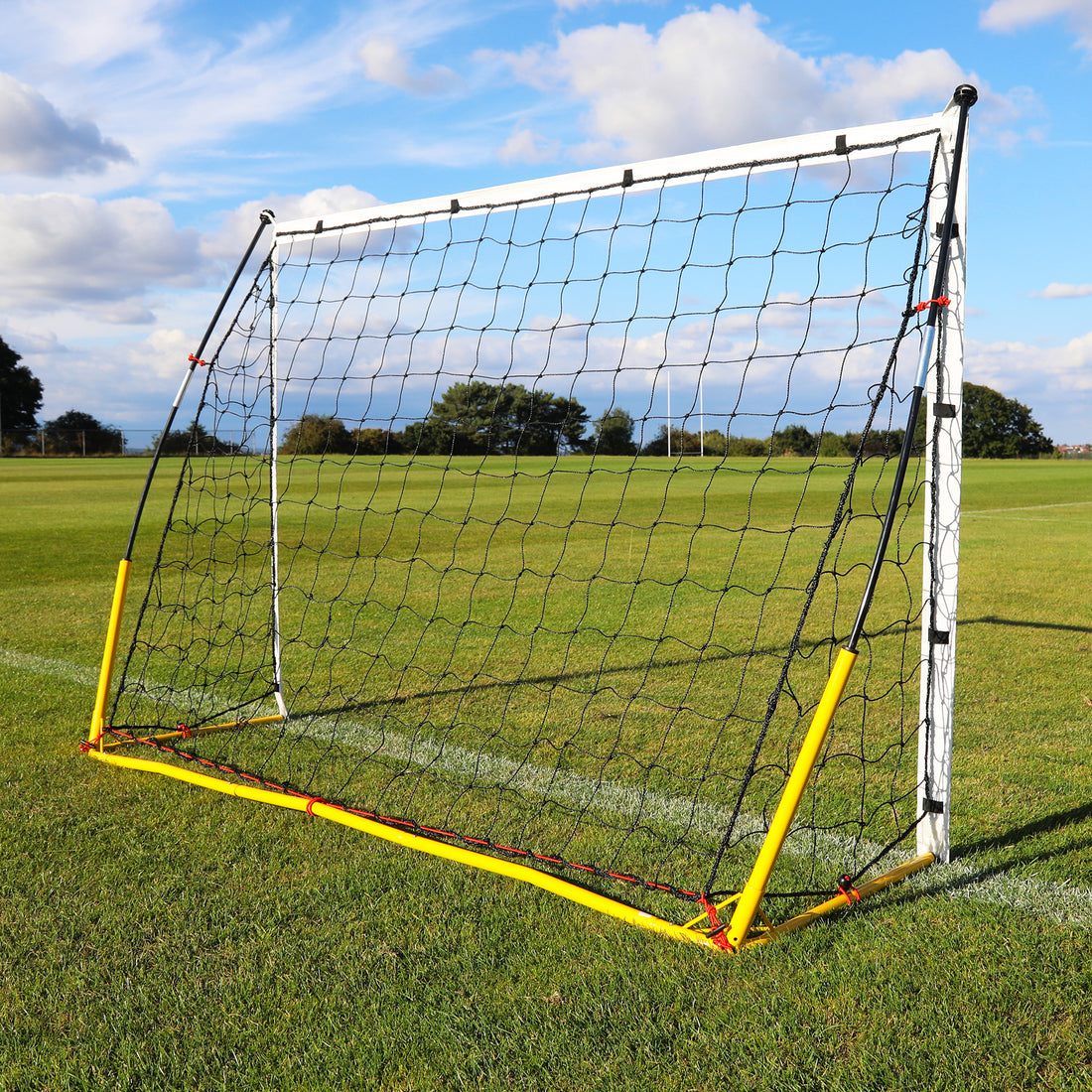 KICKSTER Portable Football Goal 6x4' (Yellow)