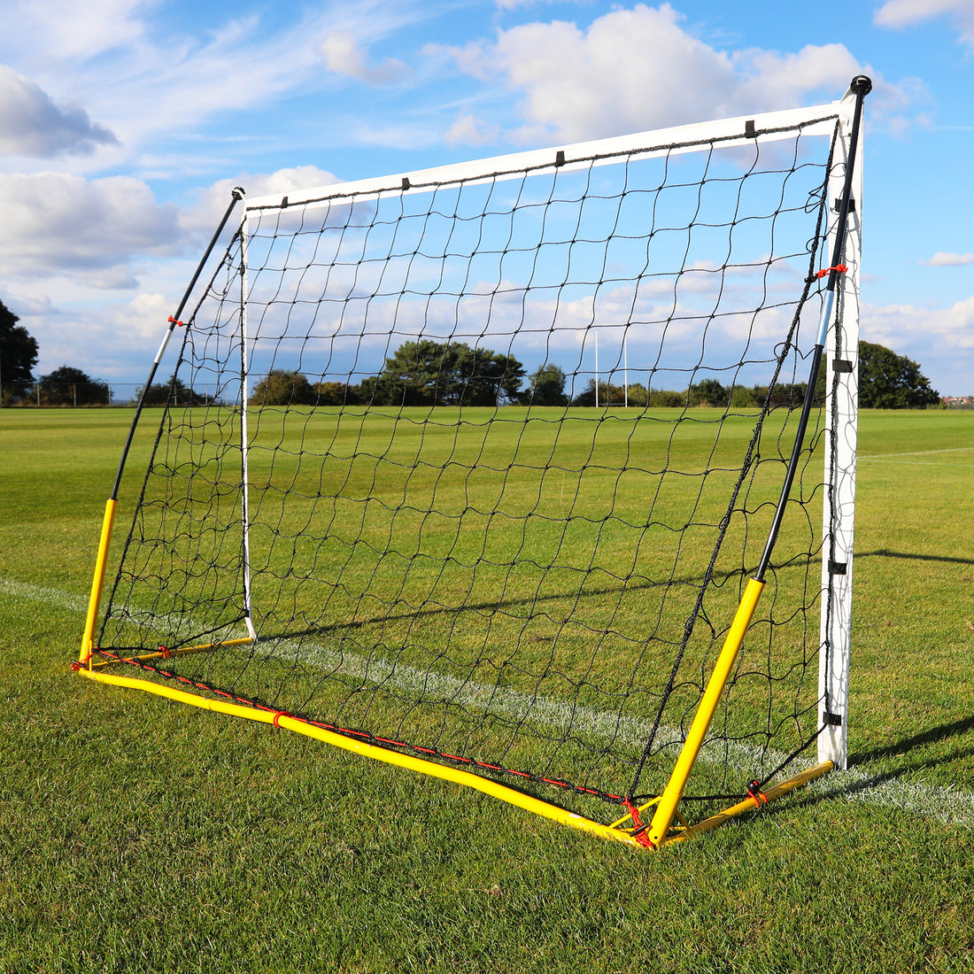 KICKSTER Portable Football Goal 6x4' (Yellow)