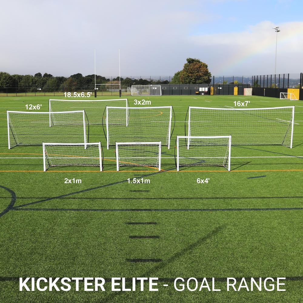 KICKSTER Elite Portable Football Goal 12x6'