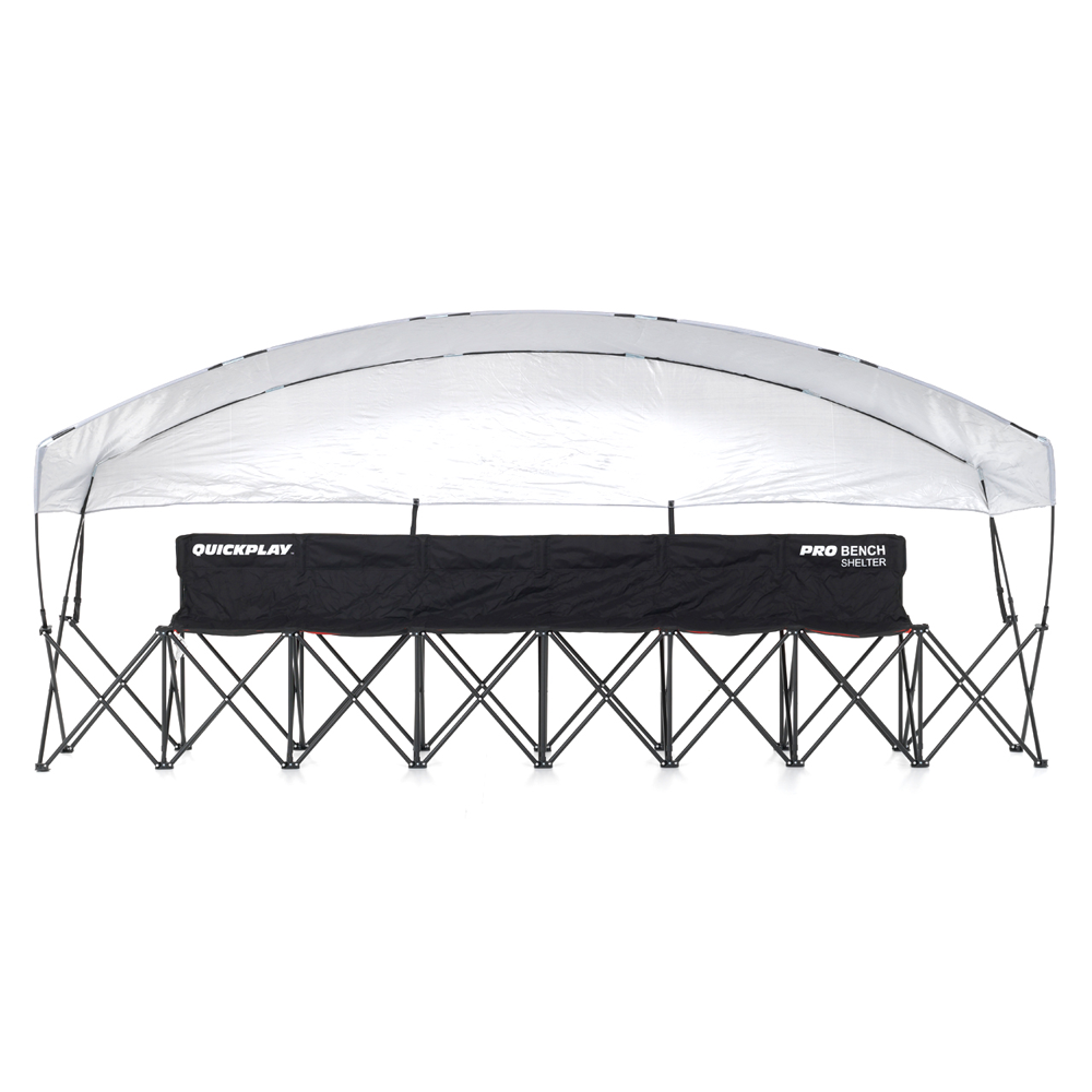 PRO BENCH Shelter 6 Seat Subs Bench with Canopy