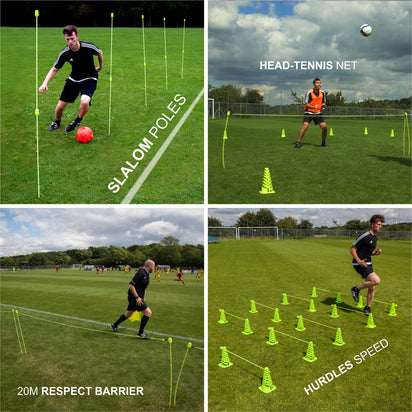 Speed + Agility Set (35 Piece) - QUICKPLAY - agility coaching instructions speed training