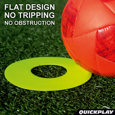 Flat Markers Yellow (set of 10)