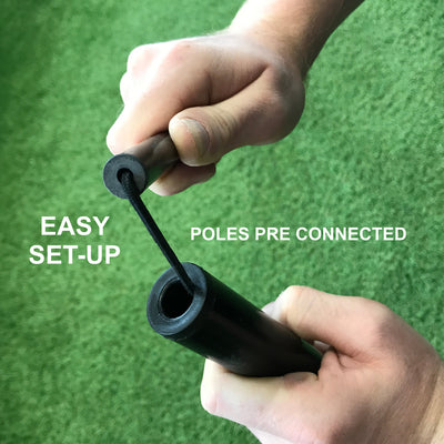 Portable Handball Goal Junior 2.4x1.8m