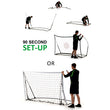KICKSTER 2 in 1 Football Goal / Football Rebounder 8x5' - QUICKPLAY - 3.3 Combo football football goal garden home instructions portable rebounder spot rebounder SUMMER Teens (13yrs+)