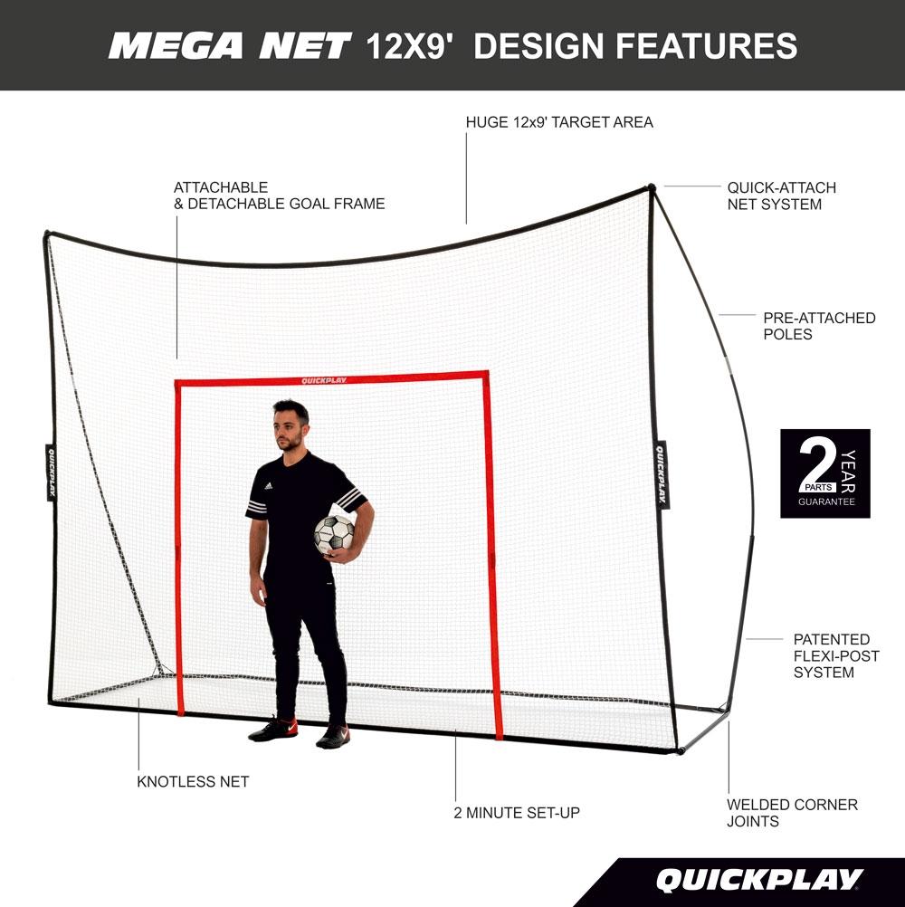 MEGA NET Multi-Sport Ball-Stop 12x9'