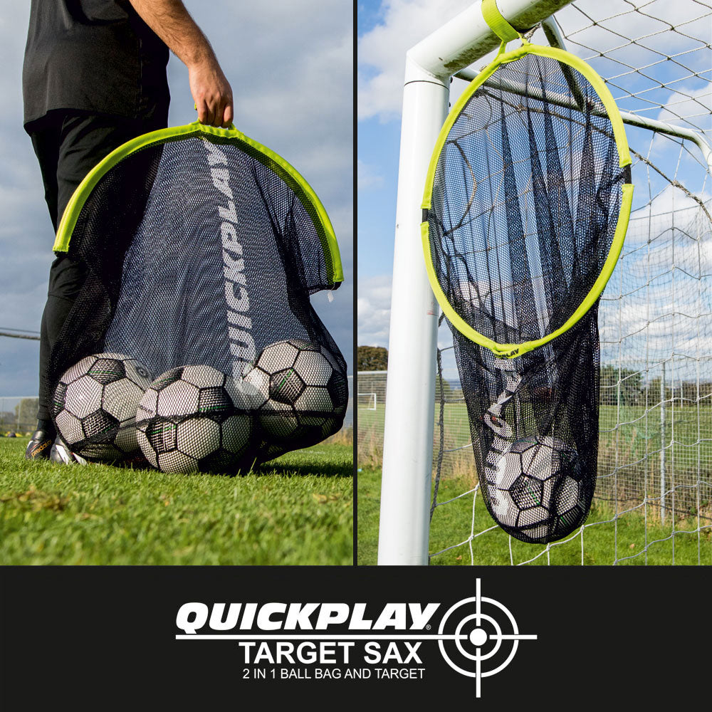 TARGET SAX 2 in 1 Top Bins Goal Target & Football Bag